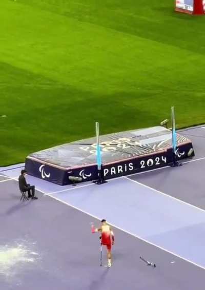 MAMCZARZ Lukasz (Poland) high jump attempt