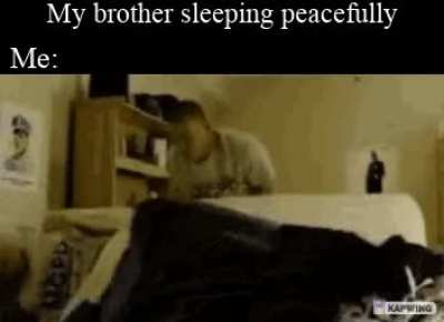 How could he sleep more than me?