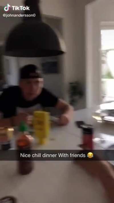 Nice chill dinner with friends
