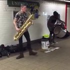 This street performer