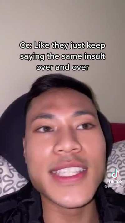 I think that people don’t wanna argue with me because I’m dumb Lool