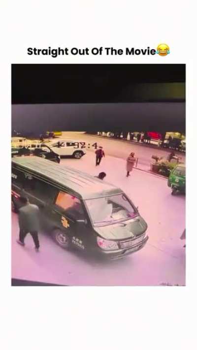 Straight out of a movie ?