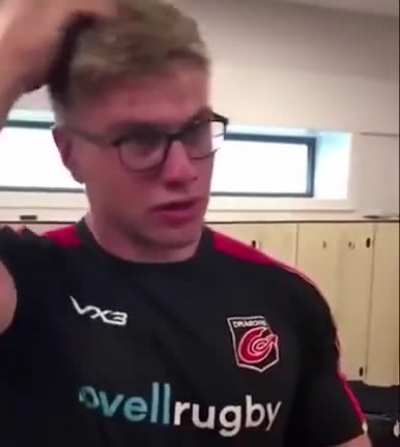 Always gotta make sure the hair looks good for the match