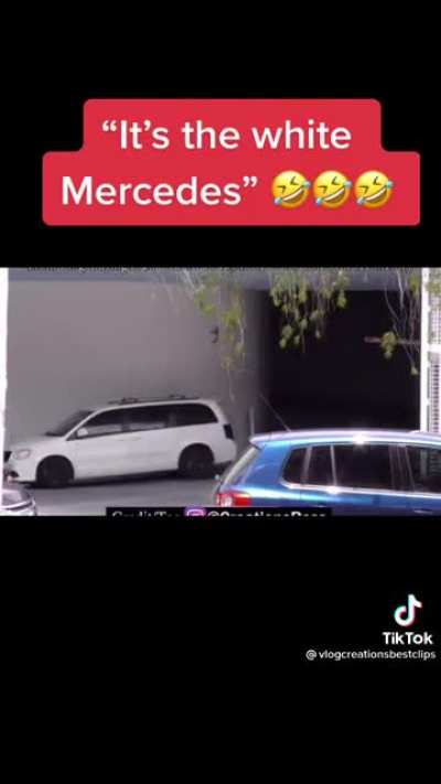 It’s the white Mercedes