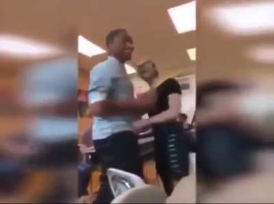 She goes crazy in college for no reason. Win a "spin prize"