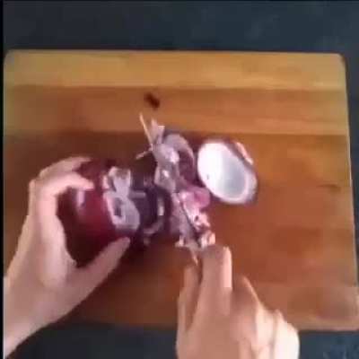 Chopping onion