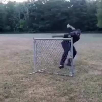 Different ways to go past a fence