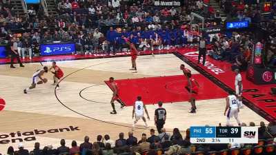 [Highlight] Tyrese Maxey all buckets from career high 44 pts, 15/20 FG vs Toronto