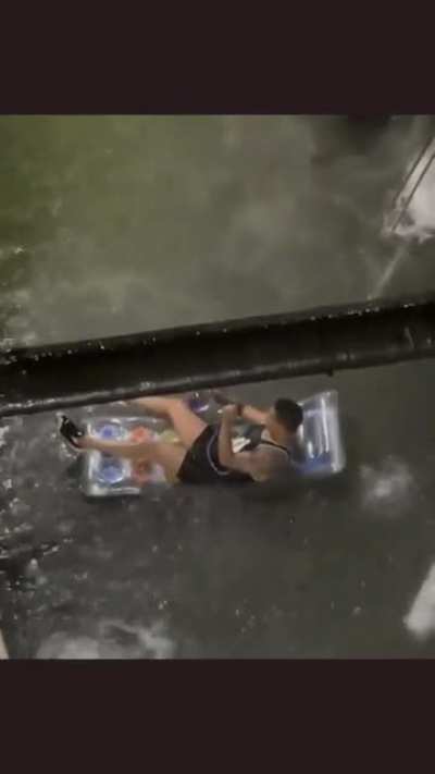 I thought there’d be more people at this pool party.