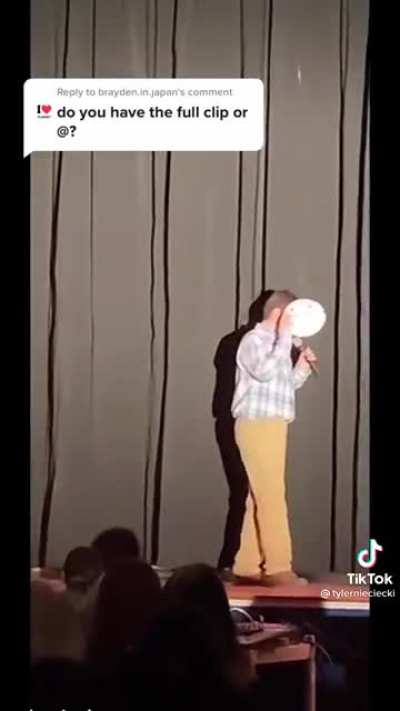 He’s gonna regret this in the future