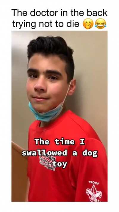He tried his best to hold it in... ?