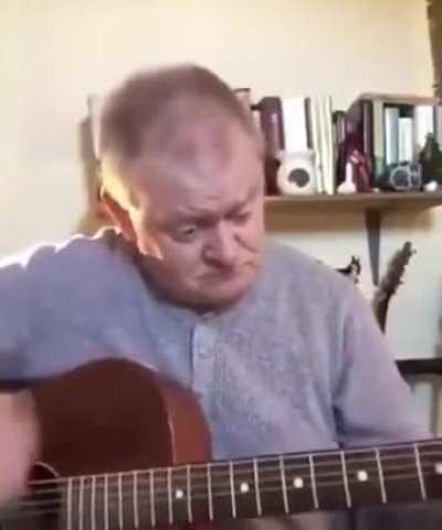 Whatcouldgowrong playing guitar with a denture