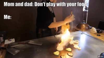 Don't play with your food