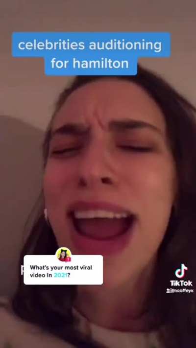 Celebrities auditioning for Hamilton