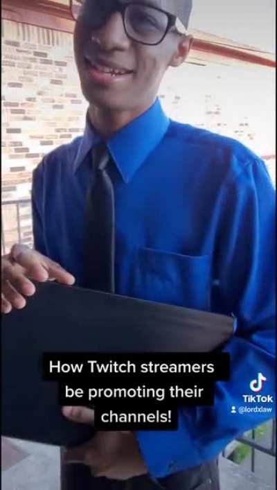How Twitch streamers promote their channels!