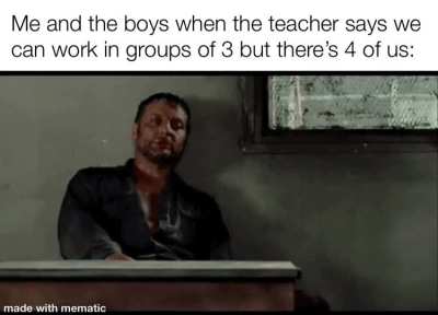 one of us must go