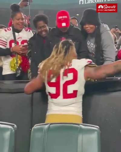 To get an NFL player's attention