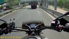 Try to overtake on solid white + hit and run what an a** hole