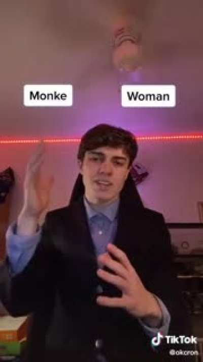 "Monke vs. Woman"