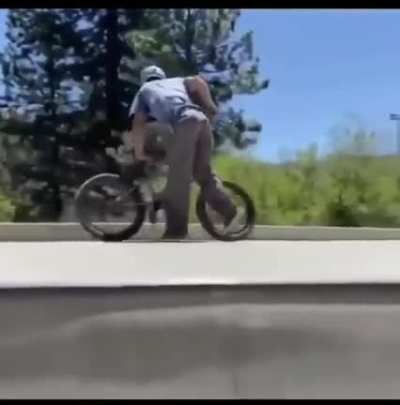 The Moon Walking This Guy Got On BMX?