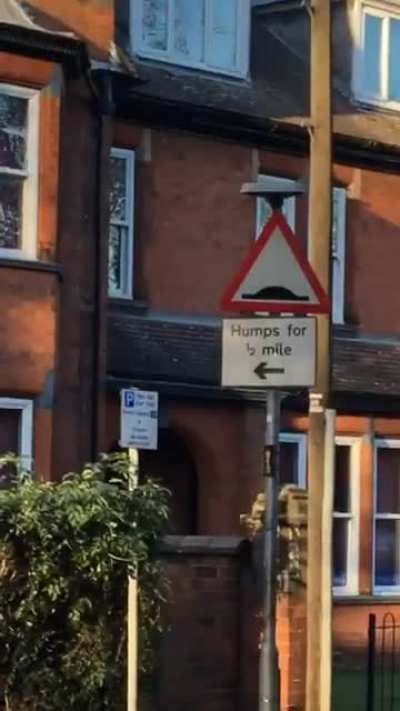 Hump’s ahead!