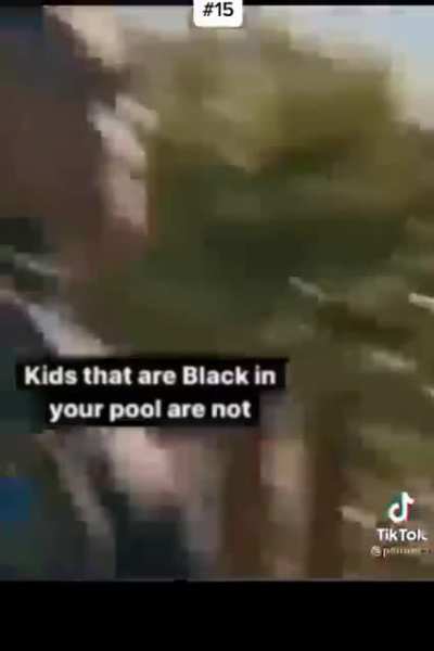 Black kids in pool