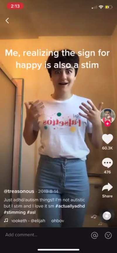 At least she said she wasn’t pretending to be autistic.