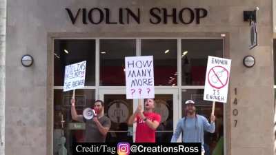No more violence!