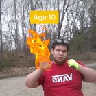 "Pov:You're a firebender and the % shows your power level"
