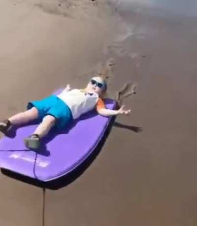 He's just vibing