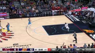 [Highlight] Mitchell with the one on five defense on the fastbreak and Garland with his second dunk of his career