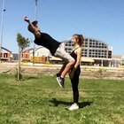 Cool backflip!
