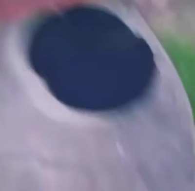 She’s outside