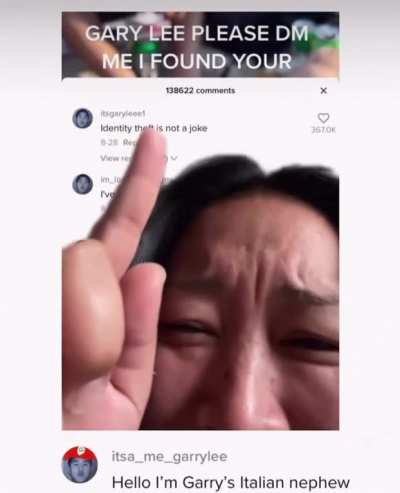 On this blessed day, we are all Gary Lee