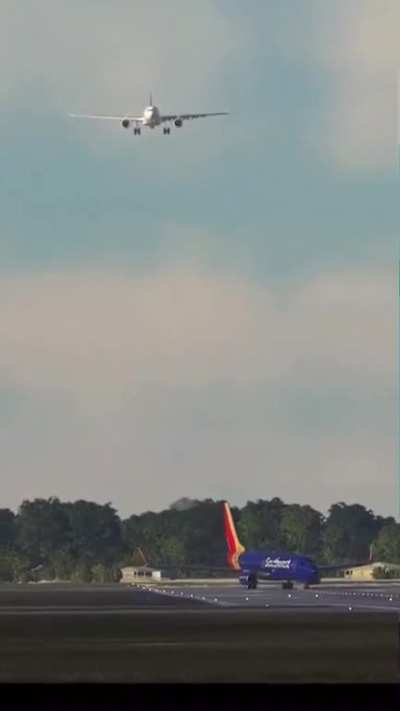 When takeoff and landing on the same runway nearly goes wrong