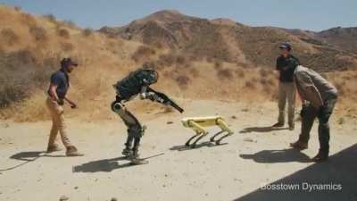 Just some routine robot testing