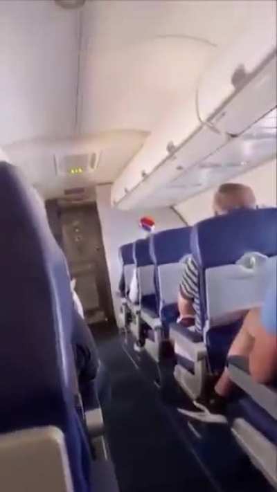 YOUR FLIGHT IS ABOUT TO TAKE AND THE PILOT ANNOUNCED THIS