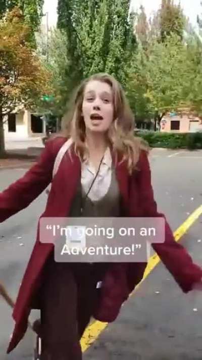 She’s on her way