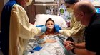 Young woman takes first unassisted breath after lung transplant