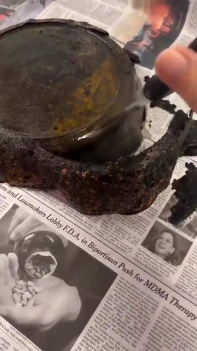 Restoring a skillet