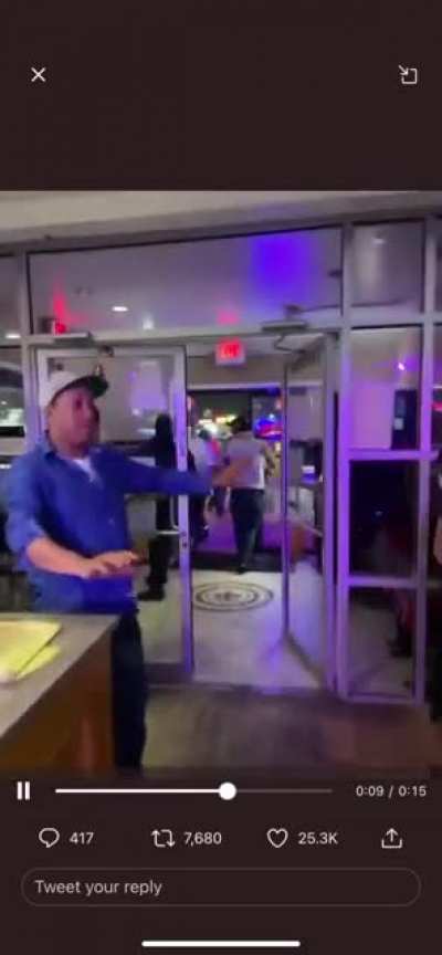 lady cop kicking some ass! dudes didn't even got the chance, damn she is good.