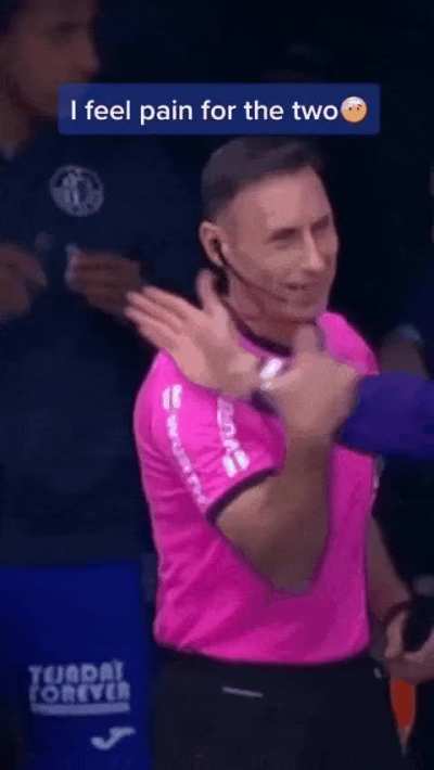 No love for the refs