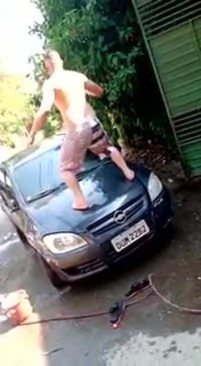 WCGW Dancing on top of a car
