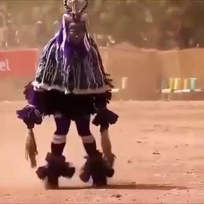 "Zaouli" dance of Central Ivory Coast