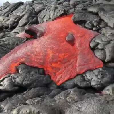 ? Lava showing off from an active site in Hawaii