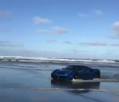 Supercars loooovvveeee salt water