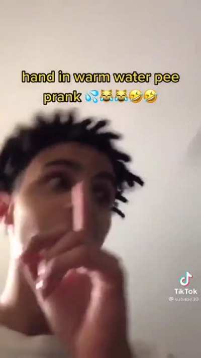 hot water prank
