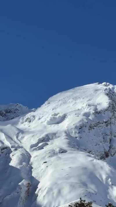 Firing a cannon to trigger an avalanche