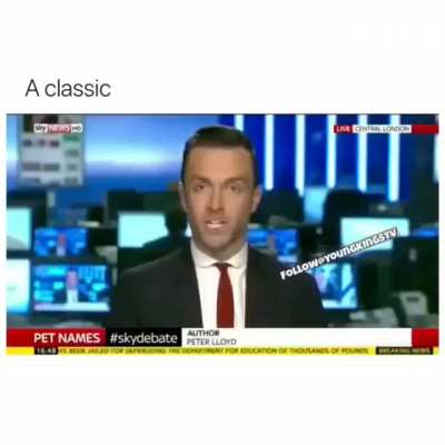 His laugh at the end ???