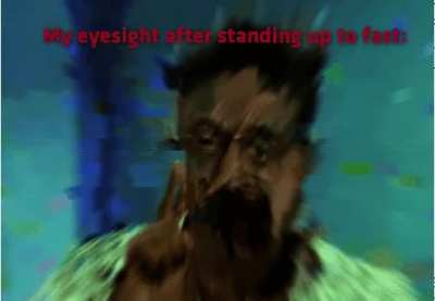 Breathe in then stand up